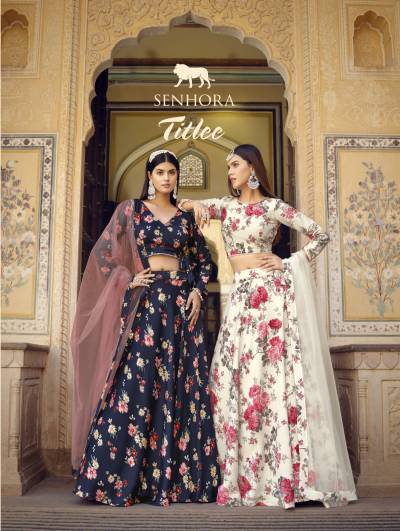 TITLEE BY SENORITA SILK LEHENGA CHOLI MANUFACTURER IN INDIA